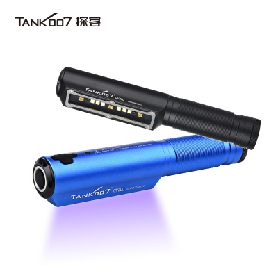 TANK007探客UV300紫外線消毒燈 家用便攜傾斜自動感應帶照明LED紫外線殺菌消毒